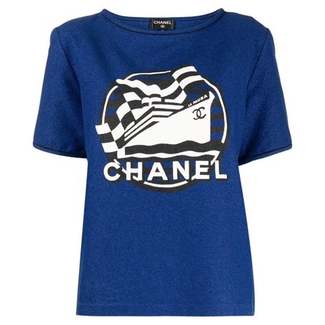 chanel la pausa shirt|Chanel 19C La Pausa Top For Sale at 1stDibs.